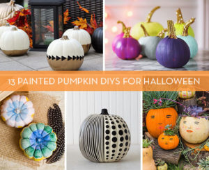Roundup: 13 Unique Painted Pumpkin DIYs to Try for Halloween - Curbly