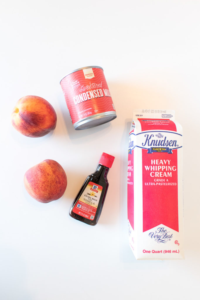 No Machine Peach Ice Cream Recipe