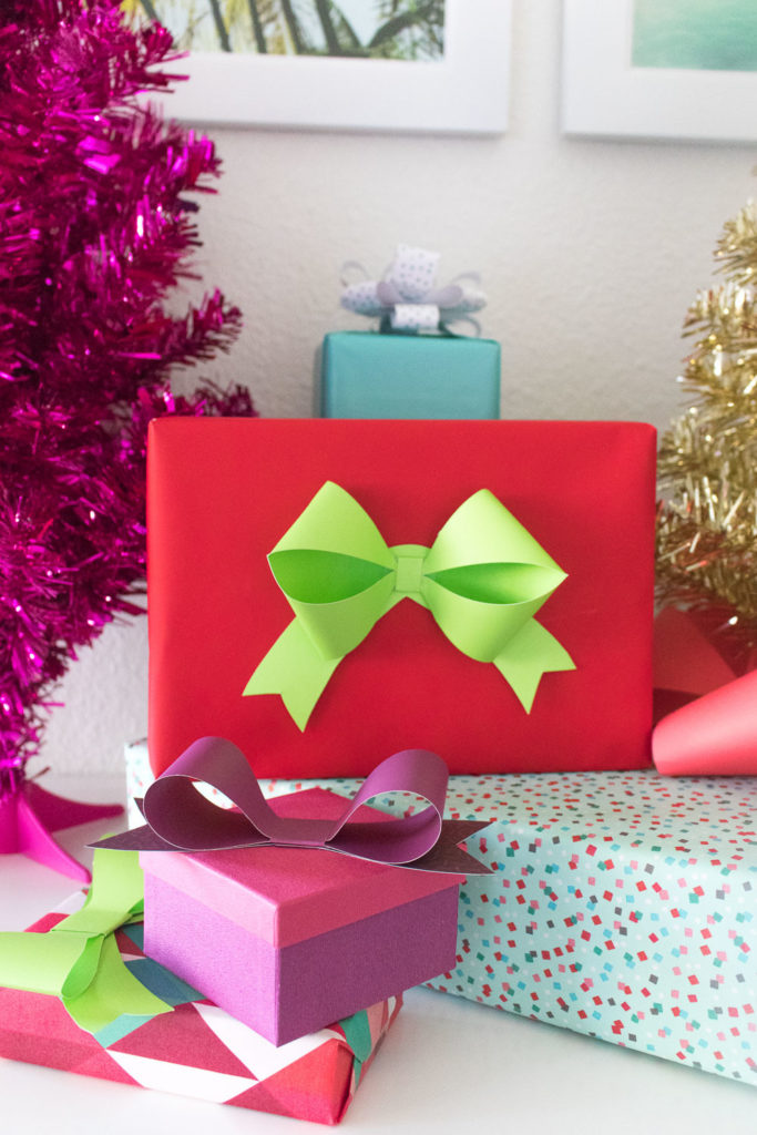 Upgrade Christmas Gifts with 3D Paper Bows - Curbly