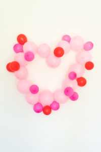 Decorate for Valentine's Day with a Giant Heart-Shaped Balloon Display