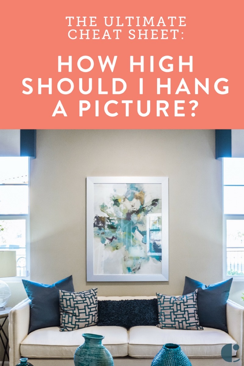 How High to Hang Pictures - The Ultimate Cheat Sheet