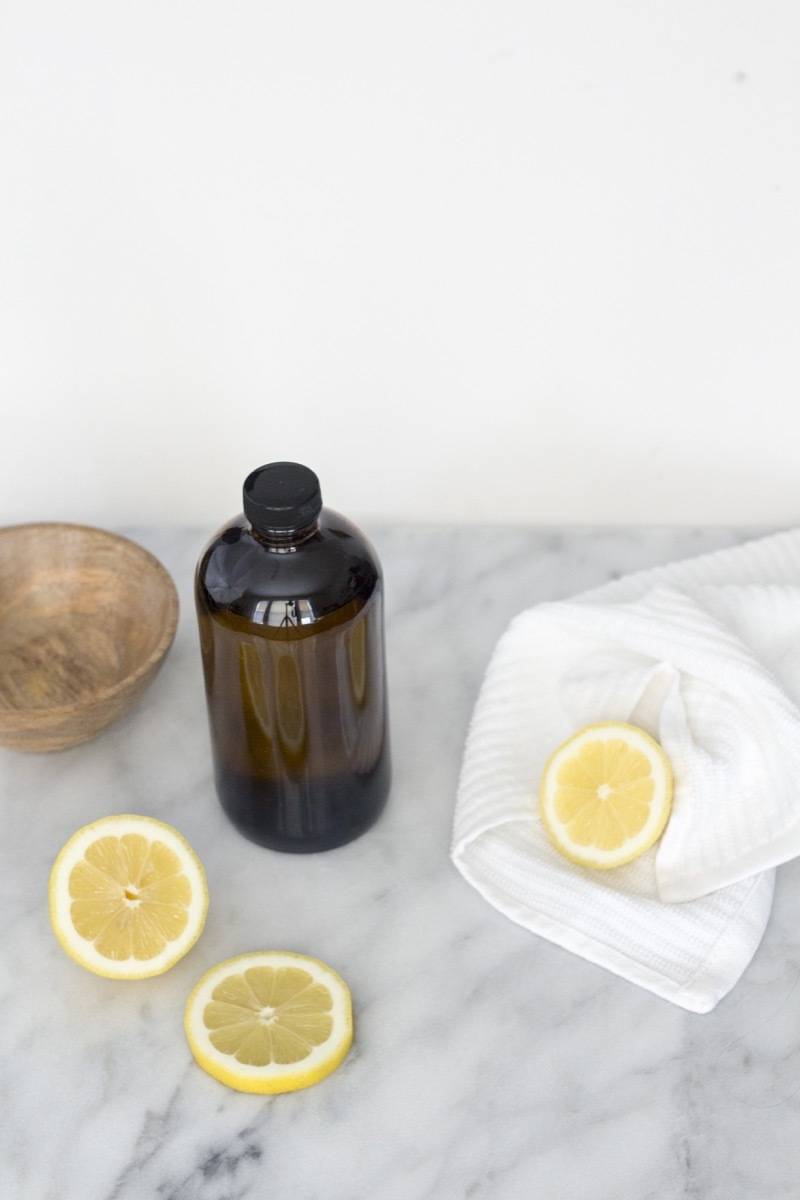 How to: Make lemon-scented chemical-free wood cleaner