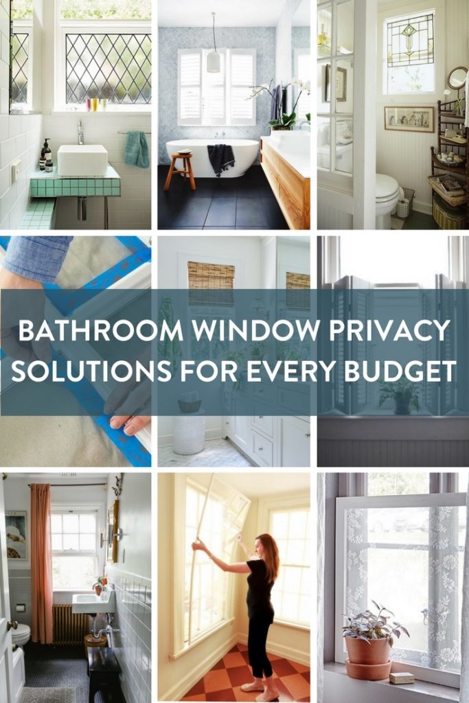 Bathroom Windows Privacy Options For Every Budget