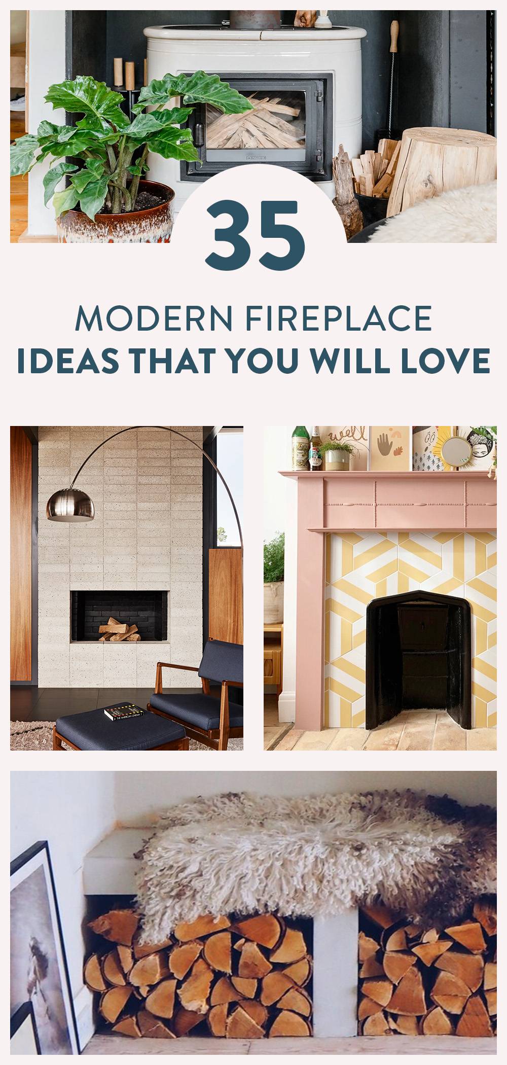 35+ Modern Fireplace Ideas You'll Love - Curbly