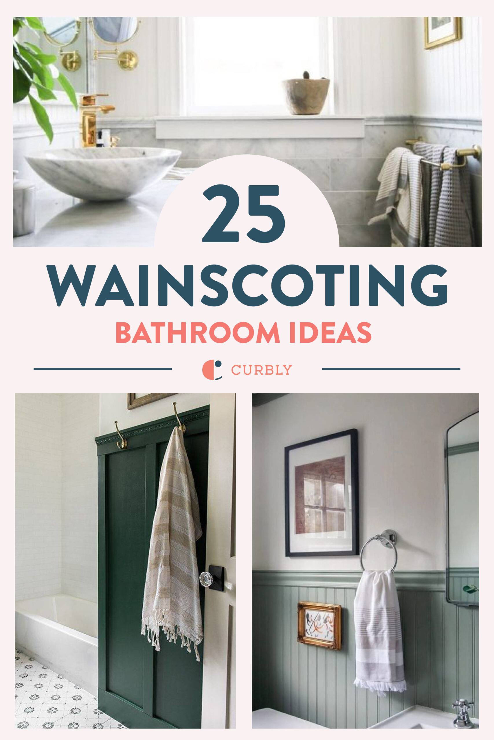 From Chic to Cozy: 25 Bathroom Wainscoting Ideas - Curbly