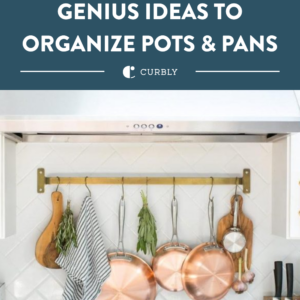 organizing pots and pans